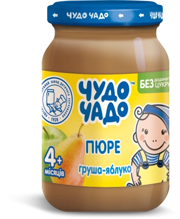 ЧУДО-ЧАДО Пюре груша - яблоко 170гр